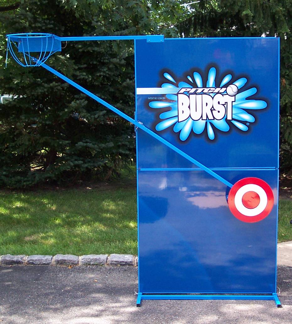 Water Wars Pitchburst portable dunk tank alternative game - full view