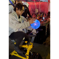 Plasma Ball Bike by Pedal Power Generator