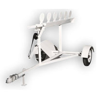 MGM Targets Deluxe Plate Rack and Trailer - full view of portable shooting trailer