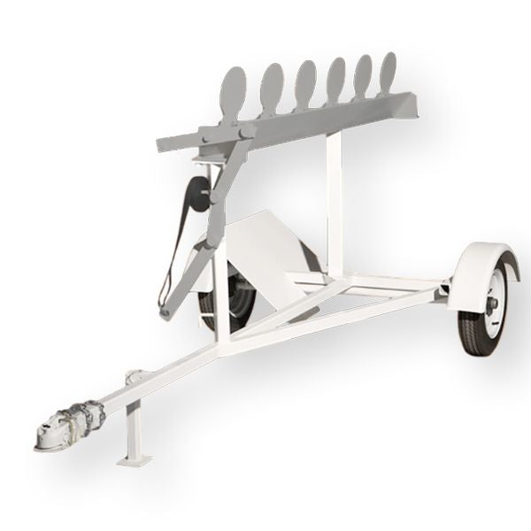 MGM Deluxe Plate Rack Trailer - lightweight heavy-duty mobile plate rack trailer for USPSA, IPSC, and 3-Gun competition shooting