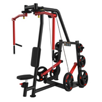 Power Leverage V2 Seated Pec Fly / Rear Delt Combo - Plate Loaded - Weight Storage Included