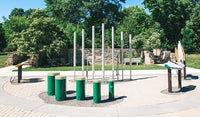 Freenotes Premium Ensemble installed in a park setting
