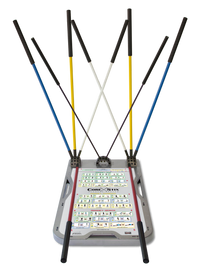 Core Stix Pro Board with functional fitness graphics - full platform view