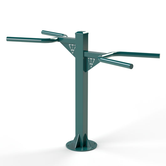 TriActive USA Double Dip Station Outdoor Fitness Equipment
