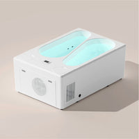 Syochi G8 Professional Acrylic Ice Bath All-in-One Tub for 2 People - Front View