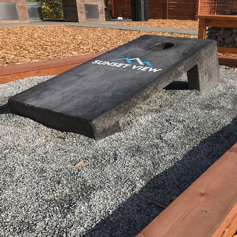 Image of Concrete Cornhole Boards - Customizable!