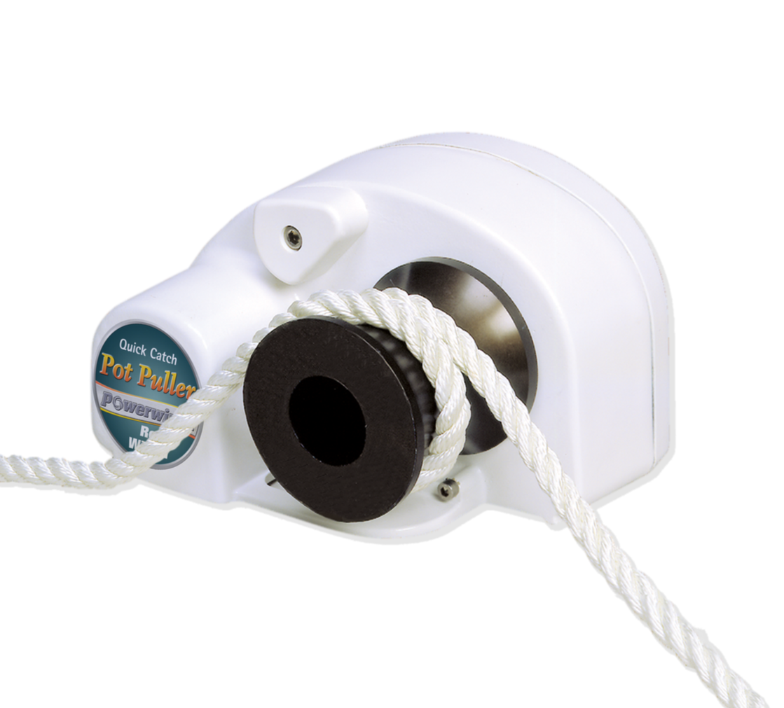 Powerwinch Quick Catch Pot Puller - Electric Marine Winch with Powder-Coated Aluminum Housing