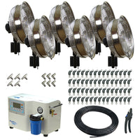 Hydro Mist DIY 6-18" Stainless Steel Fan Mist Package with Pro 75 Pump