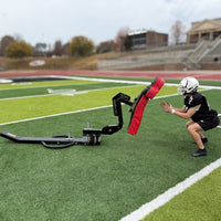 Rae Crowther 1-Man Rage Sled with E2 Pad - front angle view showing pad and pontoon