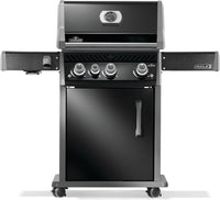 Napoleon Rogue PRO 425 SIB gas grill front view - black finish