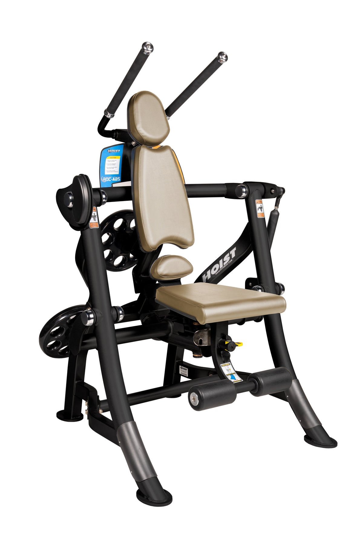 HOIST ROC-IT Plate Loaded Abdominals Machine RPL-5601 in Suede upholstery - hero shot