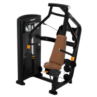 Precor Resolute RSL0414 Converging Chest Press in Black Pearl finish