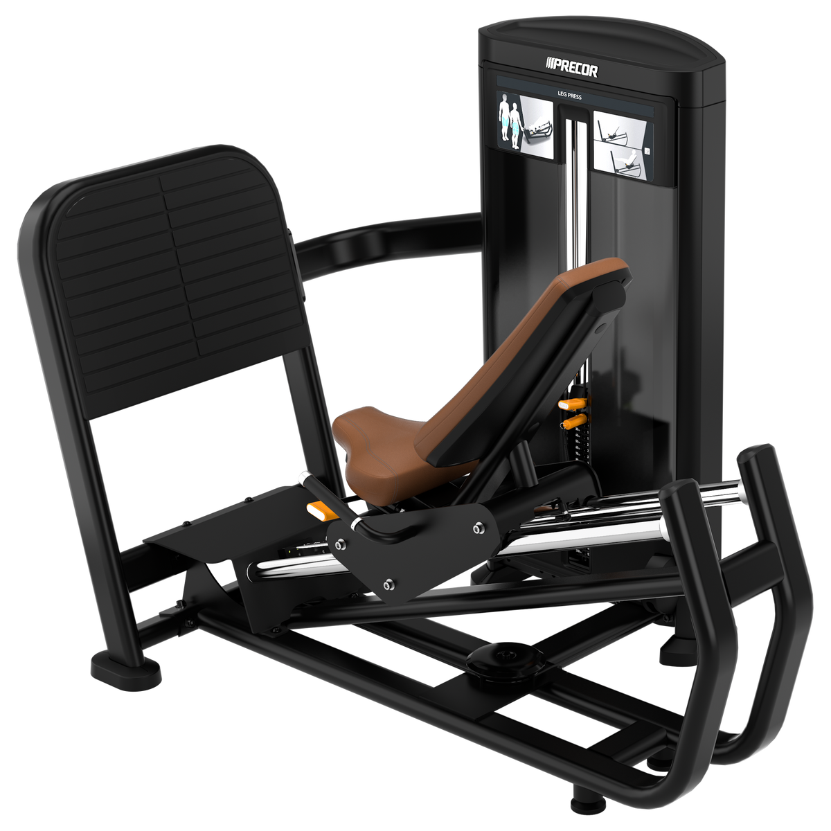 Precor Resolute RSL0602 Leg Press in Black Pearl finish - commercial strength machine