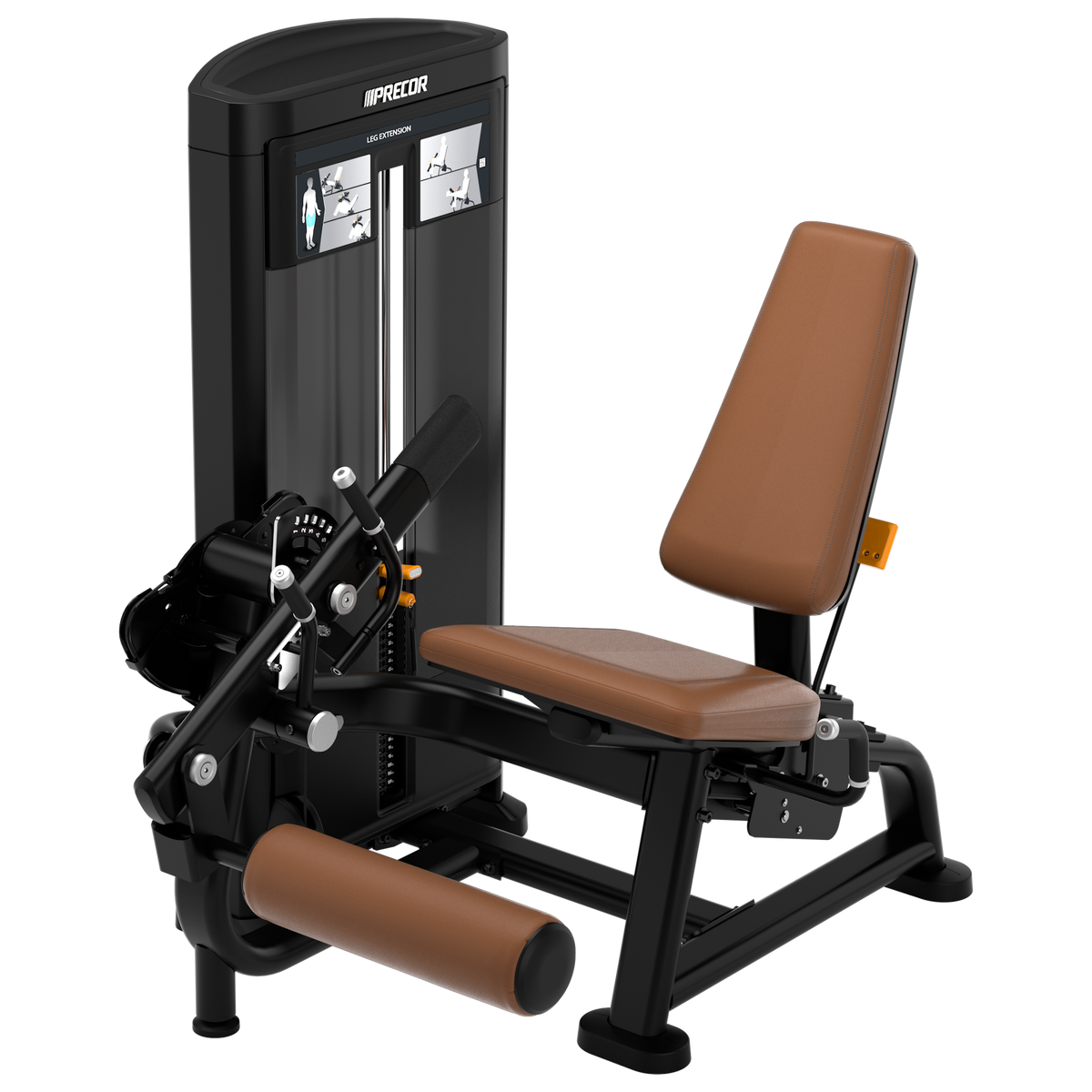 Precor Resolute RSL0605 Leg Extension Machine in Black Pearl finish
