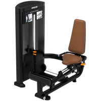 Precor Resolute RSL0623 Seated Calf Extension in Black Pearl finish - full view