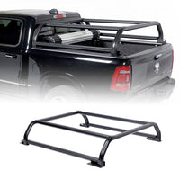 Putco Venture TEC Rack mounted on Dodge Ram truck - full side view