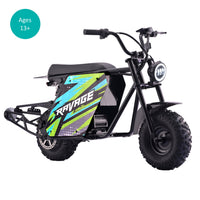 Droyd Ravage Electric Trail Bike in Black - front hero shot