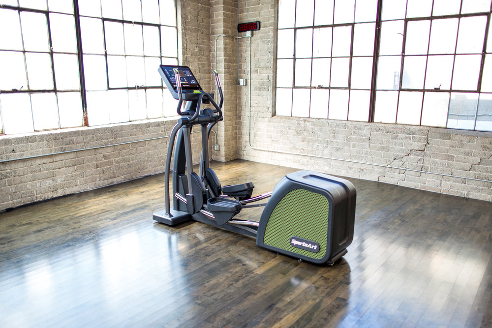 SportsArt G876 Status ECO-POWR Elliptical - Full View Hero Shot