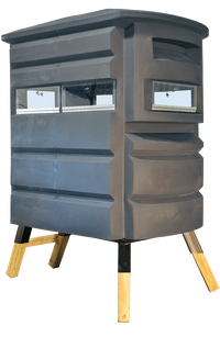 Sportsman's Condo SC-2 Hunting Blind in Black - Door Angle View