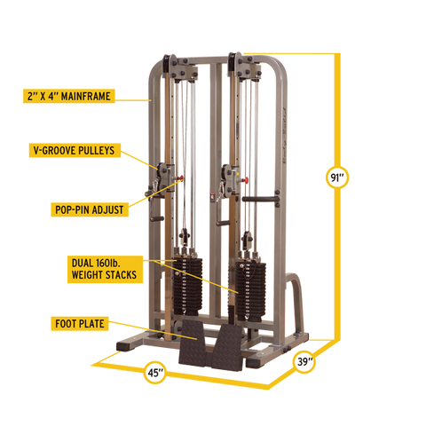 Image of Body-Solid SDC2000G-2 Dual Cable Weight Lifting Machine