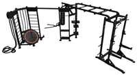 Inflight Fitness SHAPE-L three-station multi-user training system - full view