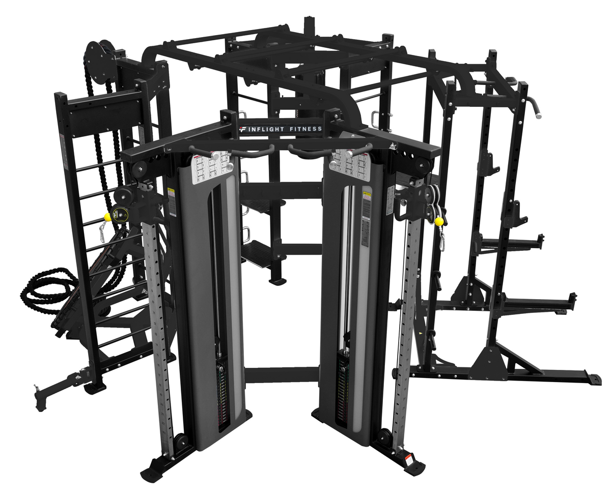 Inflight Fitness SHAPE-O four-station all-in-one training hub - full product view