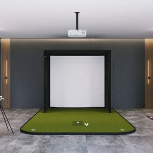 SIG Golf Simulator Studio w/ Simulator Flooring - Complete Package