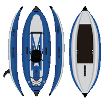 SOLuno Single Inflatable Kayak