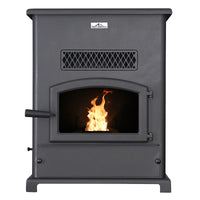Breckwell SP1000E Big E Pellet Stove, Cast Door