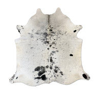 Salt & Pepper Black White Cowhide Rug