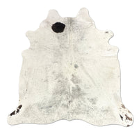 Salt & Pepper Tri-Color Cowhide Rug