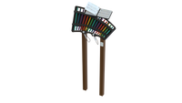 Freenotes Serenade Outdoor Chime Instrument with Songbook