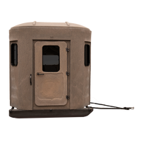 Banks Outdoors Stump 2 Ice Phantom hardside portable ice fishing shelter and hunting blind with tinted framed windows