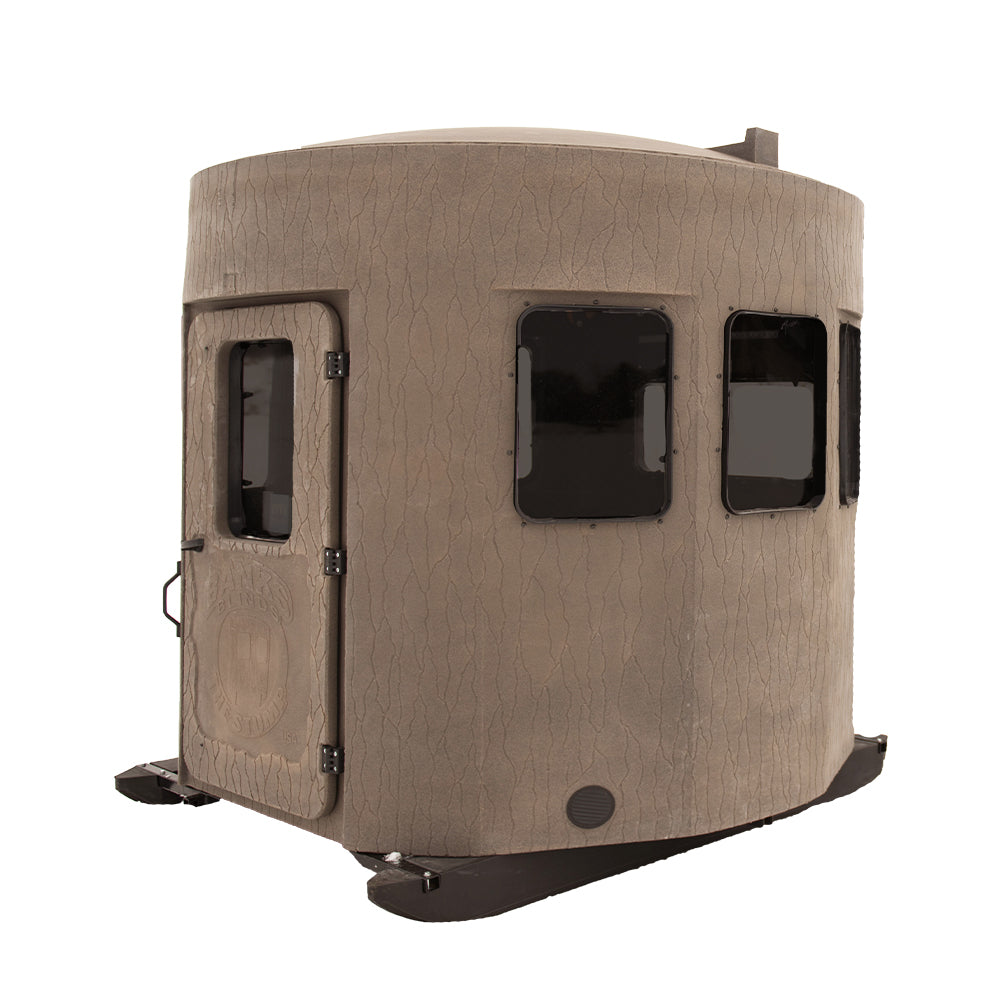 Banks Outdoors Stump Sequoia Ice Phantom portable ice fishing shelter and hunting blind - exterior view