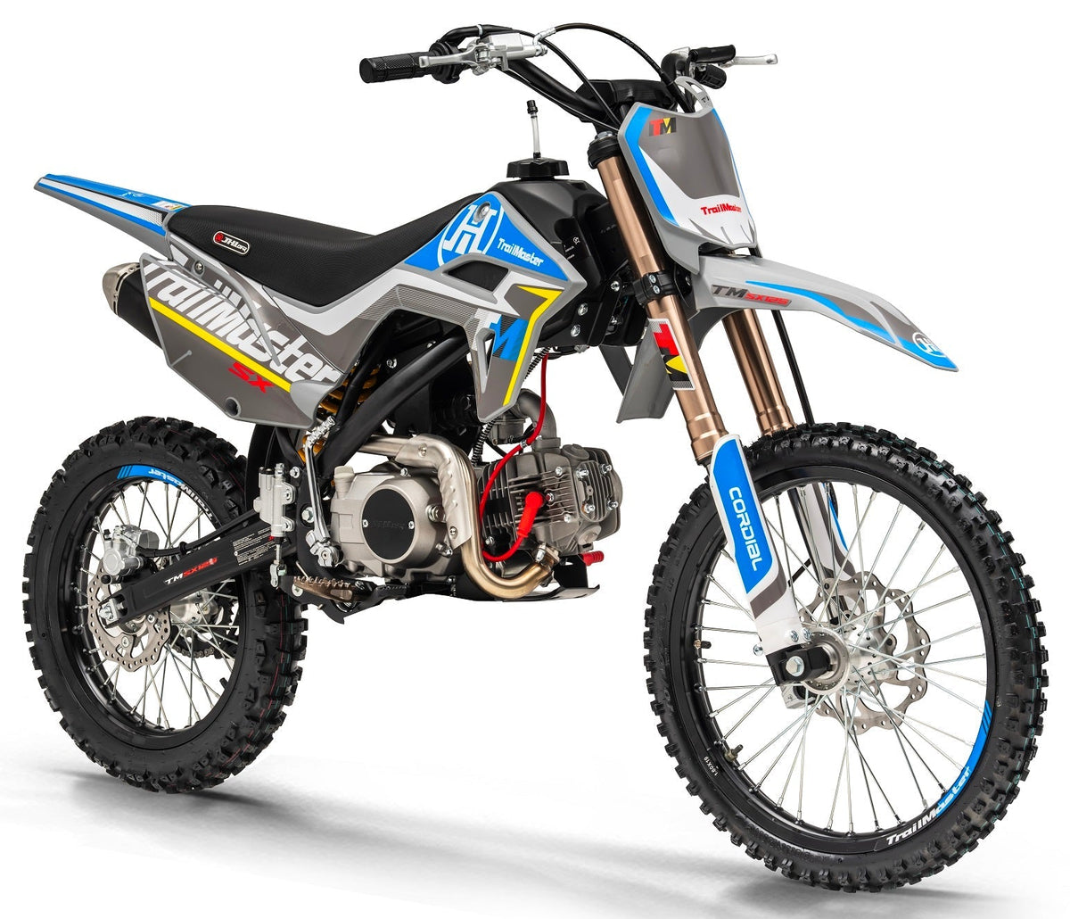 TrailMaster SX125 Pro Series Dirt Bike full side view - hero shot