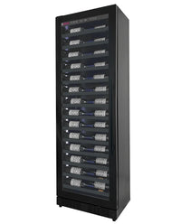 Allavino Reserva Series 67 Bottle 71" Tall Single Zone Black Shallow Wine Cooler Refrigerator Console
