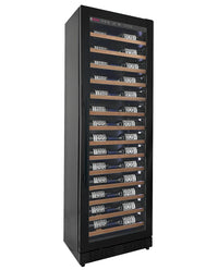 Allavino Reserva Series 67 Bottle 71" Tall Single Zone Black Shallow Wine Cooler Refrigerator Console