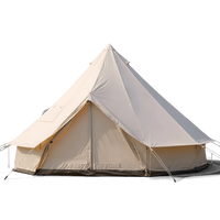 Trend Tents Premium Bell Tent - 280 GSM Poly-Cotton Canvas, 4-Season