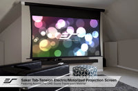 Elite Screens Saker Tab-Tension AcousticPro UHD Series Projector Screen