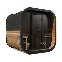 SaunaLife Model CL7G Cube-Series Outdoor Home Sauna Kit
