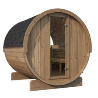 SaunaLife Model E8W Sauna Barrel with Rear Window