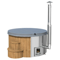 SaunaLife Model S4N Soak-Series Home Wood-Burning Hot Tub