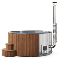 SaunaLife Model S6N Soak-Series Home Wood-Burning Hot Tub