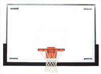 Bison 48" x 72" Tall Unbreakable Glass Backboard