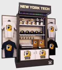 EZ-Lockup Merchandise Display Cart by Cart King