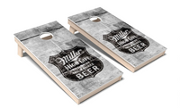 Slick Woody's Beer Branded Cornhole Boards - All Weather