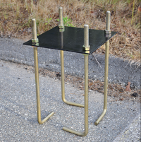 Jaypro Titan Adjustable Basketball System - 72 in. Tempered Glass Backboard, 6x6 Pole