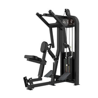 Excel Seated Row - Muscle D Fitness - Selectorized Back Row - Gas Shock Assisted Adjustments