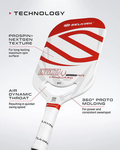 Image of Selkirk Vanguard Power Air S2 Midweight Pickleball Paddle