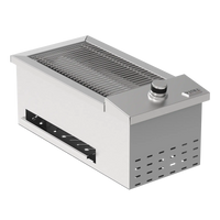 Videl Anza Single Burner drop-in tabletop grill in 304 stainless steel